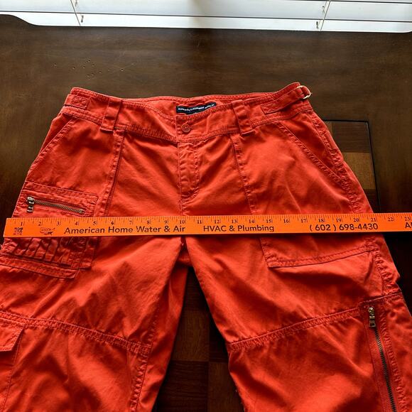 Ralph Lauren Golf Ladies Champions Orange Classic Shorts Capris Size 6 HTF - Picture 9 of 13